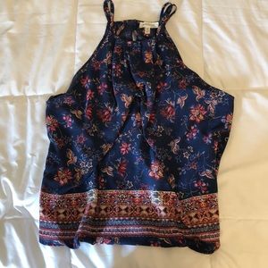 Floral print top